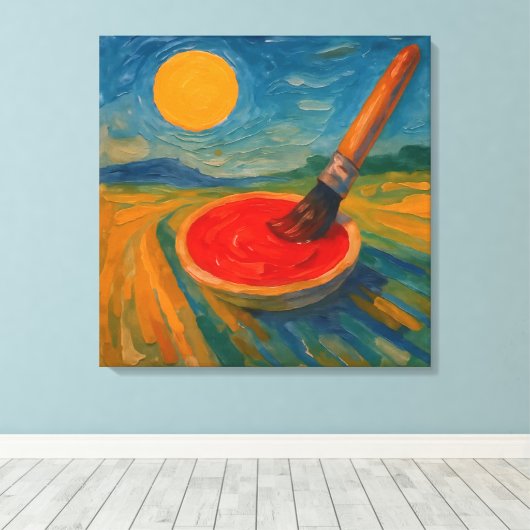 Sunfruit Dreams Leinwanddruck (Insitu (Holzboden))