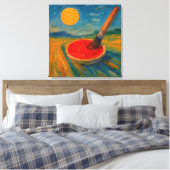Sunfruit Dreams Leinwanddruck (Insitu (Schlafzimmer))