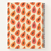 Sunfruit Slice Papaya Orange Hues Notizblock (Rückseite)