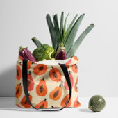 Sunfruit Slice Papaya Orange Hues Tasche