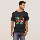 Sungled Christmas In July Summer Xmas Beach Vac T T-Shirt (Vorne ganz)