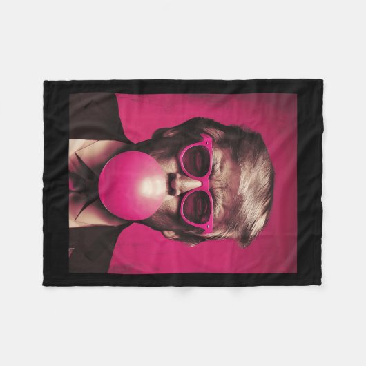 Sungles Trump Bubble Gum Fleecedecke (Vorderseite (Horizontal))