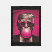 Sungles Trump Bubble Gum Fleecedecke (Vorderseite)