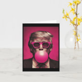 Sungles Trump Bubble Gum Karte (Gelbe Blume)