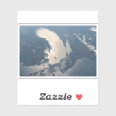 Sunglint Beams Off Lake Michigan Aufkleber (Blatt)