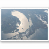 Sunglint Beams Off Lake Michigan Aufkleber (Vorderseite)