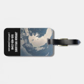 Sunglint Beams Off Lake Michigan Gepäckanhänger (Rückseite horizontal)