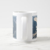 Sunglint Beams Off Lake Michigan Jumbo-Tasse (Rückseite)