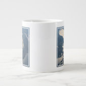 Sunglint Beams Off Lake Michigan Jumbo-Tasse (Vorderseite)