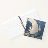 Sunglint Beams Off Lake Michigan Notizblock (Innenseite)