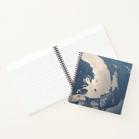 Sunglint Beams Off Lake Michigan Notizblock (Innenseite)