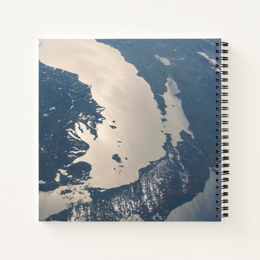 Sunglint Beams Off Lake Michigan Notizblock (Rückseite)