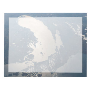 Sunglint Beams Off Lake Michigan Notizblock