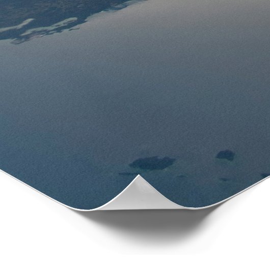 Sunglint Beams Off Lake Michigan Poster (Ecke)