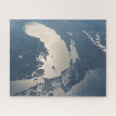 Sunglint Beams Off Lake Michigan Puzzle (Horizontal)