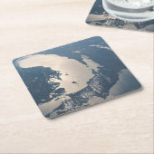 Sunglint Beams Off Lake Michigan Rechteckiger Pappuntersetzer (angewinkelt)