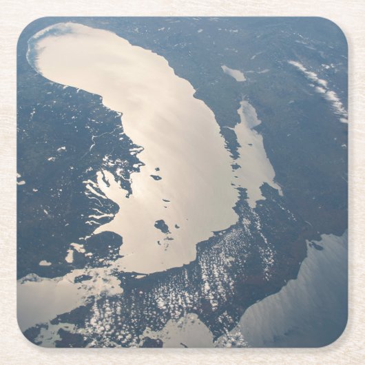 Sunglint Beams Off Lake Michigan Rechteckiger Pappuntersetzer (Vorderseite)