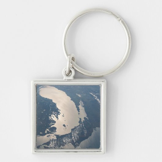 Sunglint Beams Off Lake Michigan Schlüsselanhänger (Vorne)