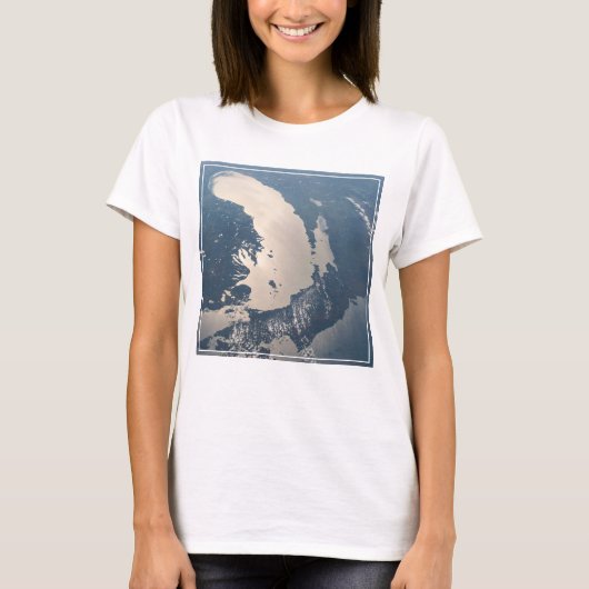 Sunglint Beams Off Lake Michigan T-Shirt (Vorderseite)
