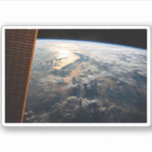 Sunglint blickt vor Celebes Meer in Südostasien Aufkleber (Vorderseite)