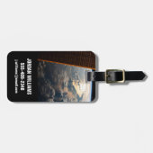 Sunglint blickt vor Celebes Meer in Südostasien Gepäckanhänger (Vorderseite horizontal)