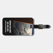 Sunglint blickt vor Celebes Meer in Südostasien Gepäckanhänger (Rückseite horizontal)