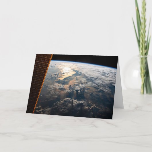 Sunglint blickt vor Celebes Meer in Südostasien Karte (Vorderseite)