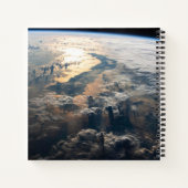 Sunglint blickt vor Celebes Meer in Südostasien Notizblock (Rückseite)