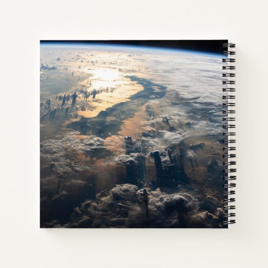 Sunglint blickt vor Celebes Meer in Südostasien Notizblock (Rückseite)