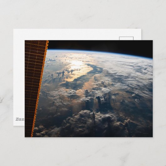 Sunglint blickt vor Celebes Meer in Südostasien Postkarte (Vorne/Hinten)