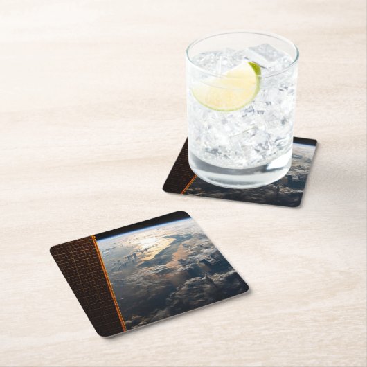 Sunglint blickt vor Celebes Meer in Südostasien Rechteckiger Pappuntersetzer (Vor Ort)