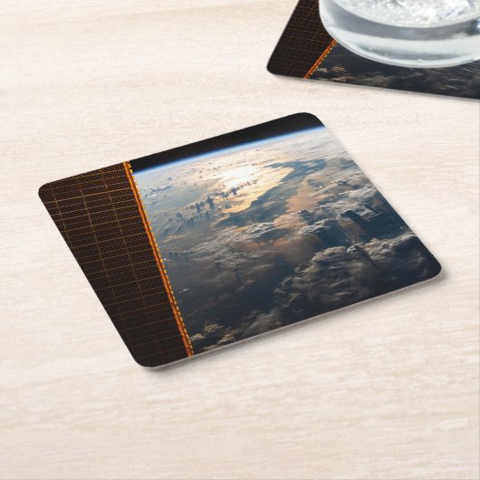 Sunglint blickt vor Celebes Meer in Südostasien Rechteckiger Pappuntersetzer (angewinkelt)