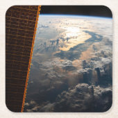 Sunglint blickt vor Celebes Meer in Südostasien Rechteckiger Pappuntersetzer (Vorderseite)