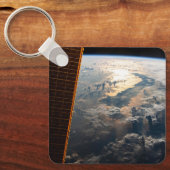 Sunglint blickt vor Celebes Meer in Südostasien Schlüsselanhänger (Vorderseite)