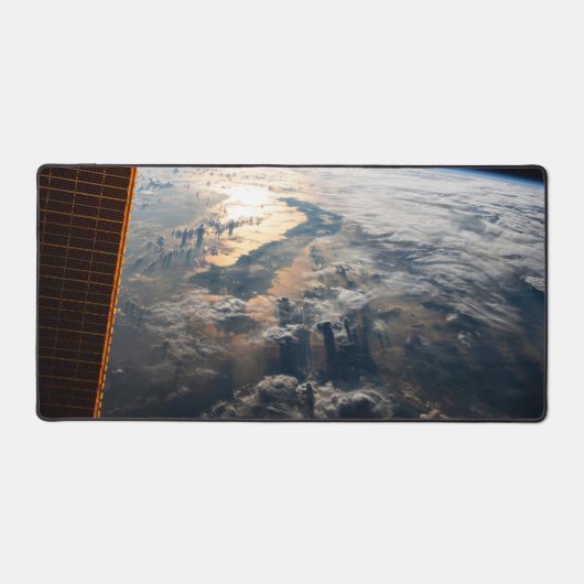 Sunglint blickt vor Celebes Meer in Südostasien Schreibtischunterlage (Vorderseite)