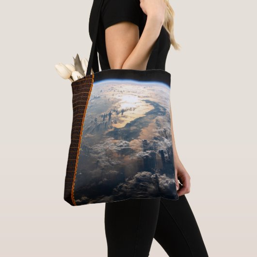 Sunglint blickt vor Celebes Meer in Südostasien Tasche (Von Nahem)