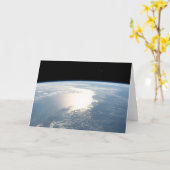 Sunglint Reflects Off The Gulf Of Mexico Karte (Gelbe Blume)