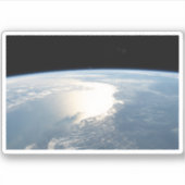 Sunglint spiegelt den Golf von Mexiko wider Aufkleber (Vorderseite)