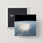 Sunglint spiegelt den Golf von Mexiko wider Button (Vorne & Hinten)