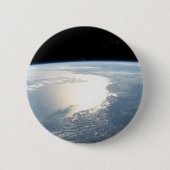 Sunglint spiegelt den Golf von Mexiko wider Button (Vorderseite)