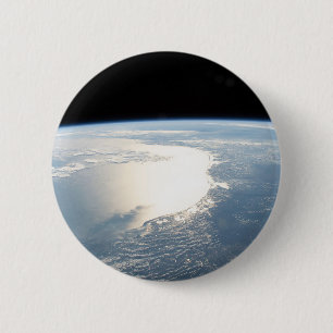 Sunglint spiegelt den Golf von Mexiko wider Button