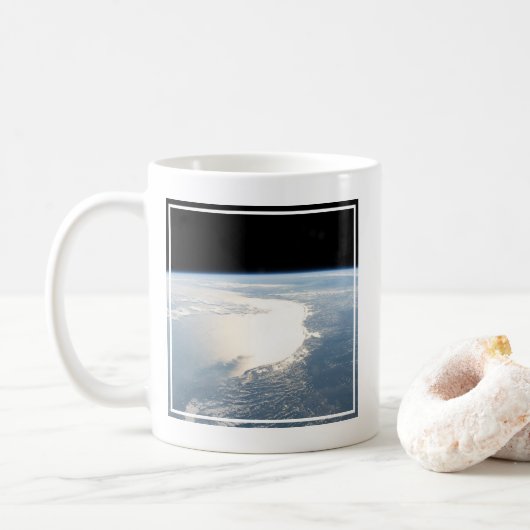 Sunglint spiegelt den Golf von Mexiko wider Kaffeetasse (Mit Donut)