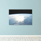 Sunglint spiegelt den Golf von Mexiko wider Leinwanddruck (Insitu (Holzboden))