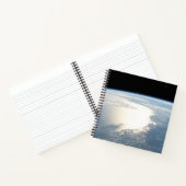 Sunglint spiegelt den Golf von Mexiko wider Notizblock (Innenseite)