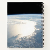 Sunglint spiegelt den Golf von Mexiko wider Notizblock (Rückseite)