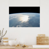 Sunglint spiegelt den Golf von Mexiko wider Poster (Küche)