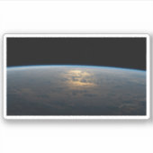 Sunglint strahlt aus einem teilweise bewölkten Süd Aufkleber (Vorderseite)