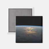 Sunglint strahlt aus einem teilweise bewölkten Süd Magnet (Vorderseite/Rückseite)