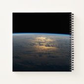 Sunglint strahlt aus einem teilweise bewölkten Süd Notizblock (Rückseite)