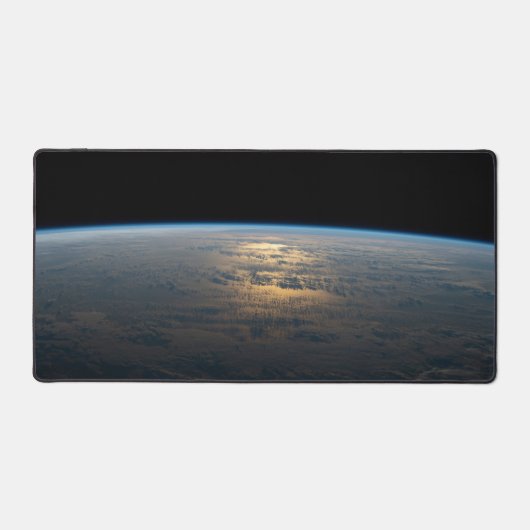 Sunglint strahlt aus einem teilweise bewölkten Süd Schreibtischunterlage (Vorderseite)